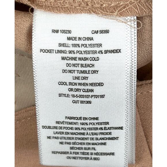 Joie Women’s 8 Pink Ianna High Waist Pleated Ankle Dress Pants with Belt NEW - Picture 10 of 11